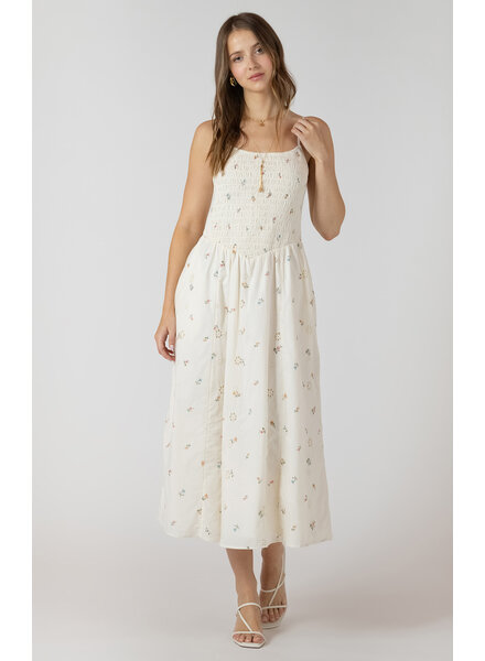 Skylar Smocked Midi Dress