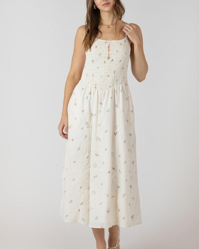 Skylar Smocked Midi Dress