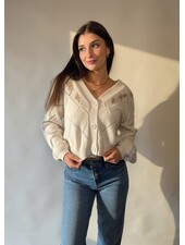 Isla Embroidered Cardigan