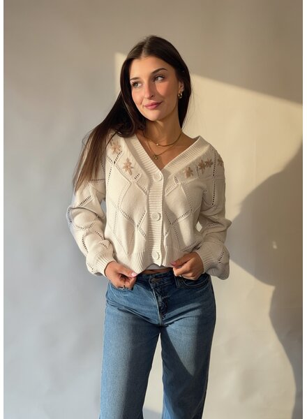 Isla Embroidered Cardigan