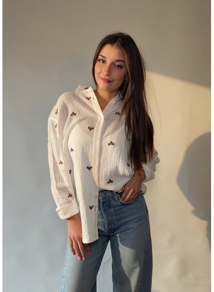 Vintage Floral Blouse