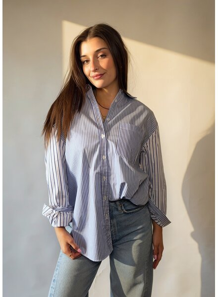 Anna Colorblock Blouse