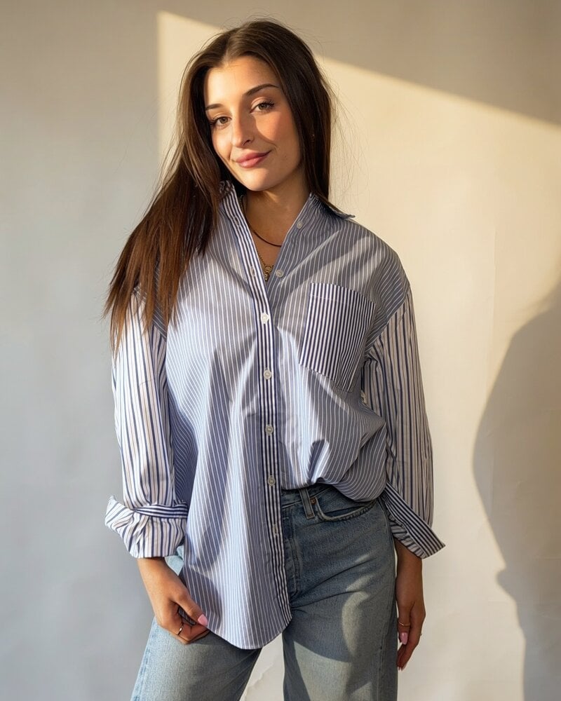 Anna Colorblock Blouse