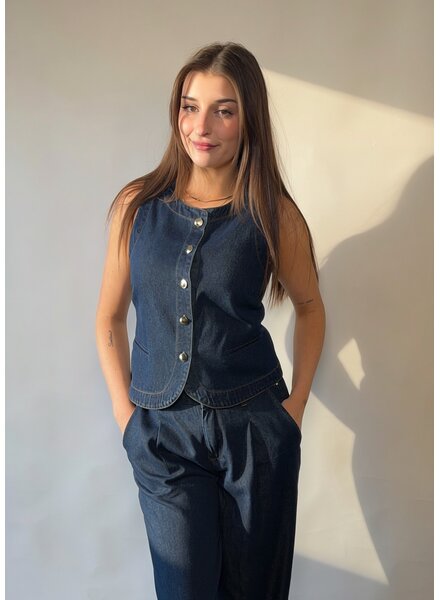 Hazel Denim Vest