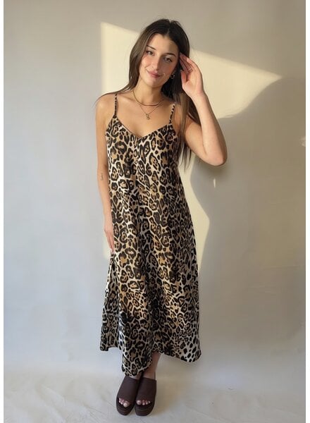 Vero Moda Josie Singlet Dress | Leopard