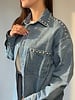 'Shania' Denim Jacket | Pearls