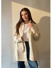 'Shania' Denim Jacket | Blue Floral