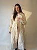 Carmen Gold Button Trench