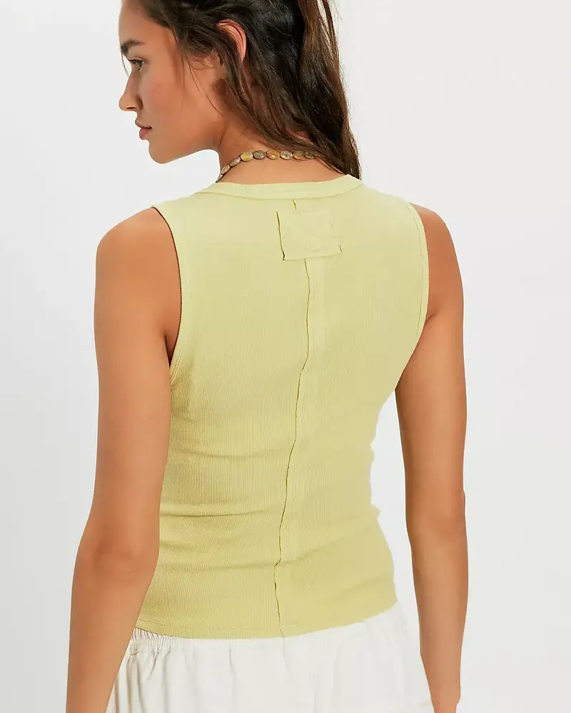 Free People Jamie Henley Tank | Yellow