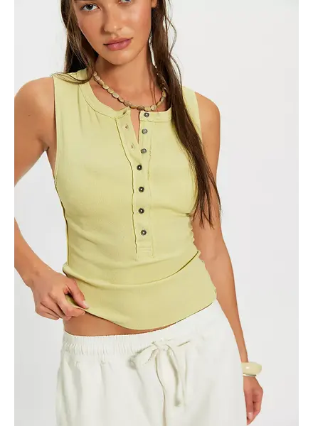 Free People Jamie Henley Tank | Yellow