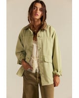 Free People Lemon Denim Jacket | Washed Sage