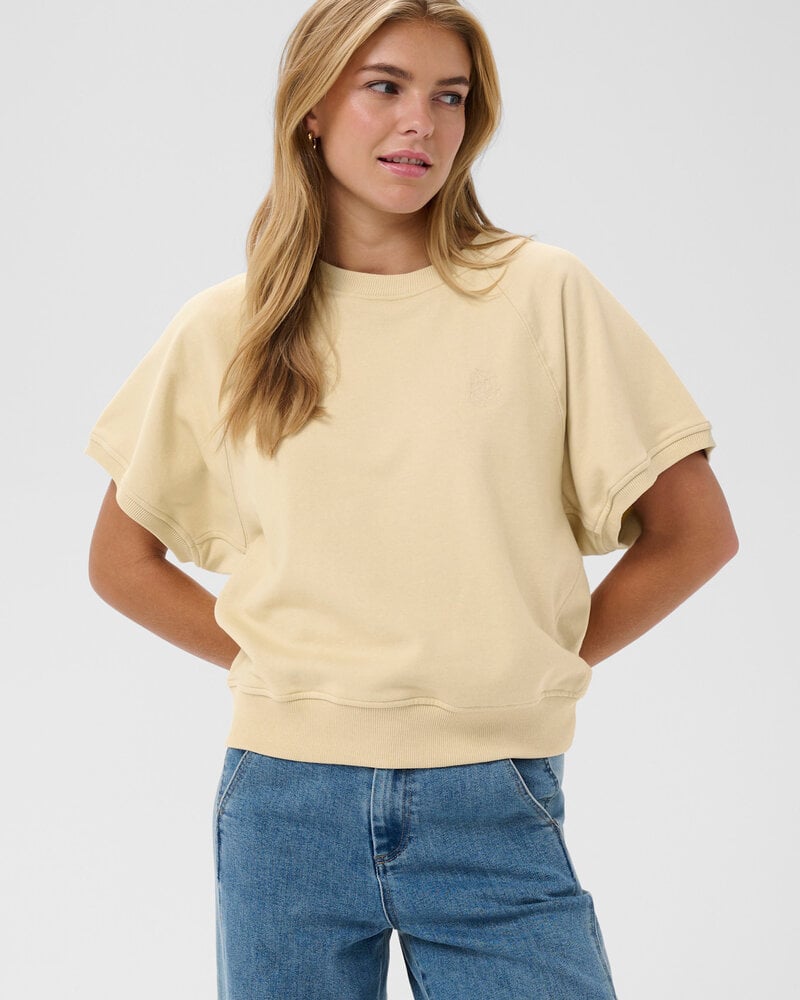 Saint Tropez Paulette Sweatshirt | Brown