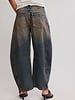 Free People Good Luck Mid-Rise Barrel Jeans | Lost In Desert