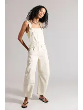 Free People Good Luck Barrel Overalls | Milk