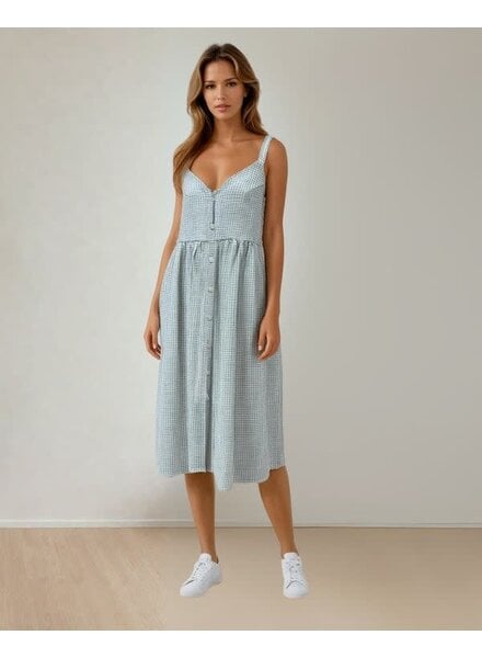 Estelle Dress Gingham | Blue