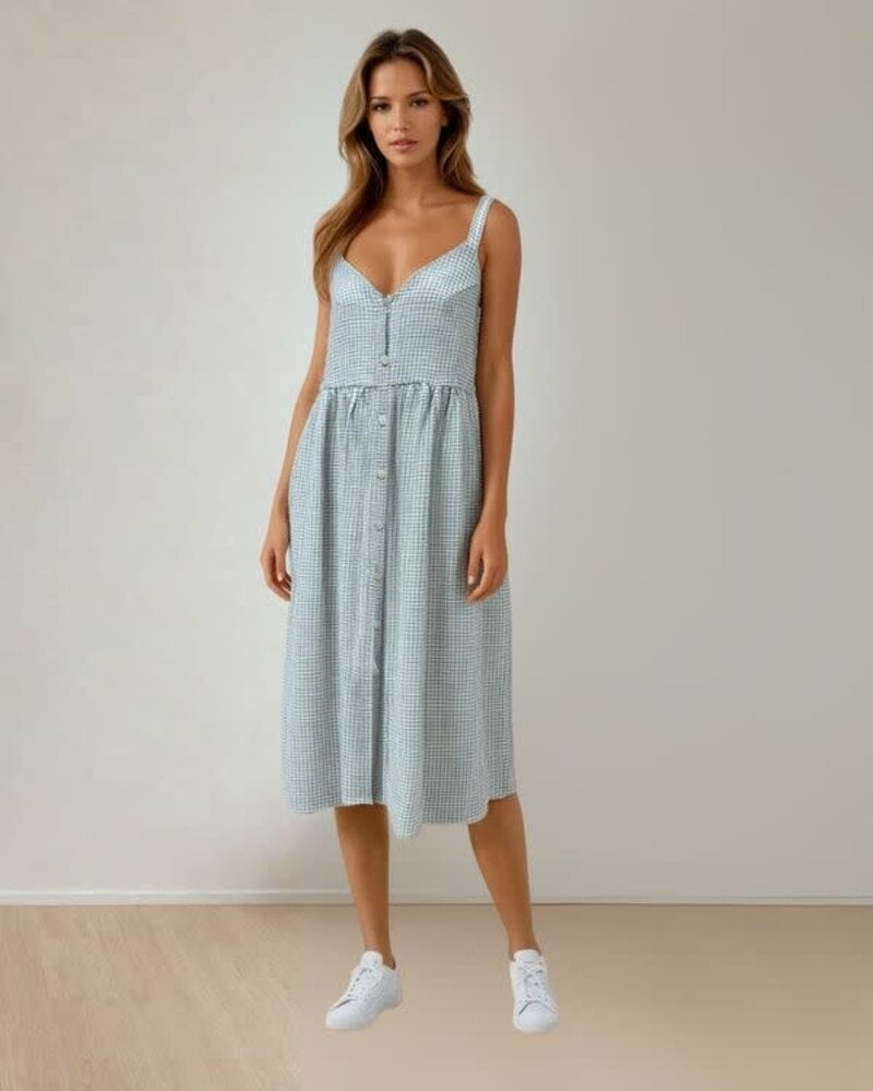 Estelle Dress Gingham | Blue