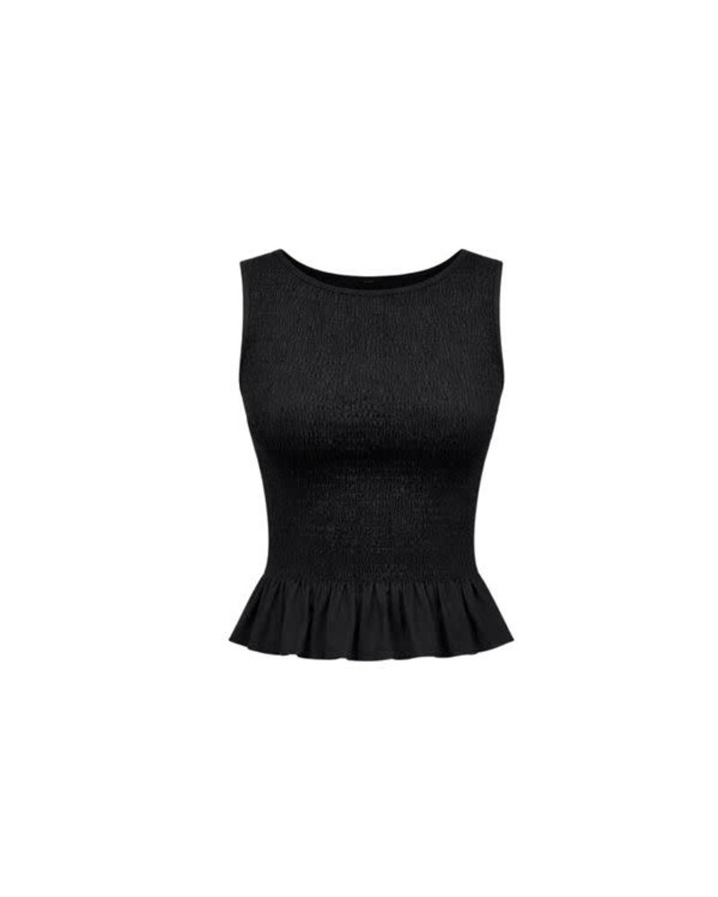 Pimisi Ruched Skirt Set | Black