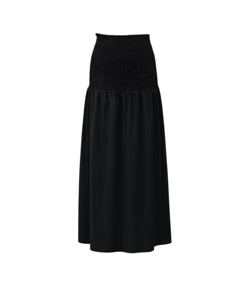 Pimisi Ruched Skirt Set | Black