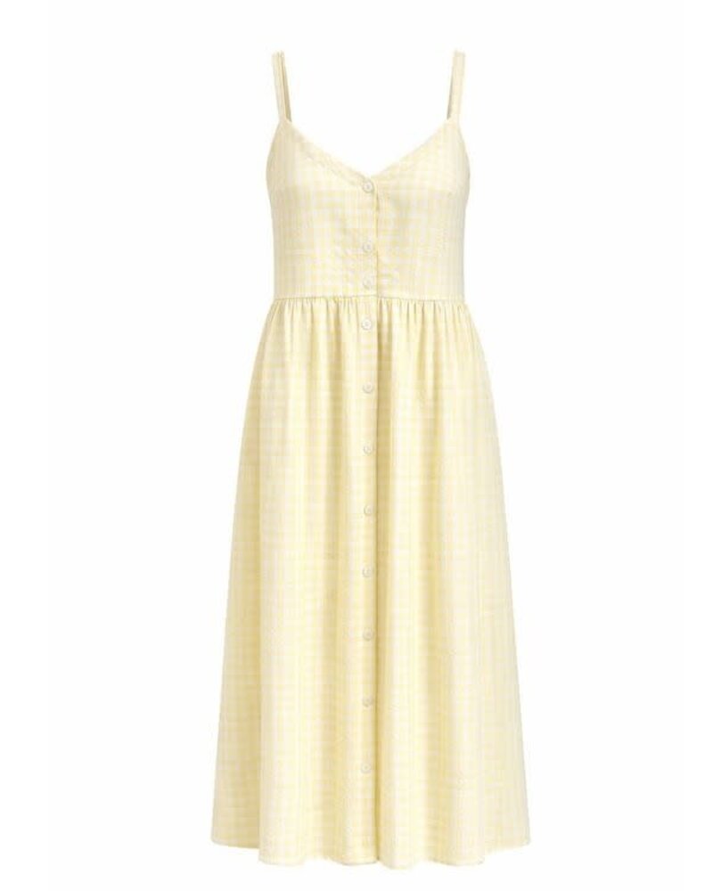 Estelle Dress Gingham | Yellow