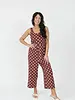 Smash + Tess Lucy Polka Dot Romper | Brown