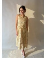 Pimisi Ruched Skirt Set | Yellow