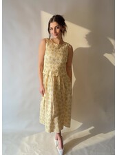 Pimisi Ruched Skirt Set | Yellow