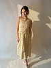 Pimisi Ruched Skirt Set | Yellow