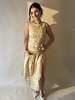 Pimisi Ruched Skirt Set | Yellow