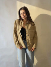 Khaki Denim Jacket