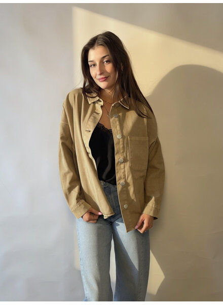 Khaki Denim Jacket