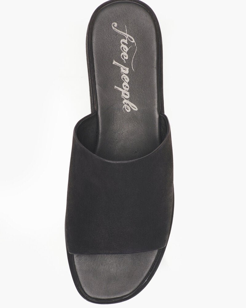 Free People Harbor Flatform Sandal | Black