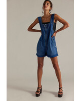 Free People Jude Shortalls | Mid Indigo