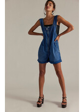 Free People Jude Shortalls | Mid Indigo