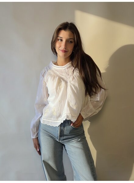 Madeline Embroidered Blouse