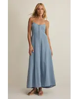 Z Supply Angel Eyes Chambray Midi Dress