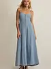 Z Supply Angel Eyes Chambray Midi Dress