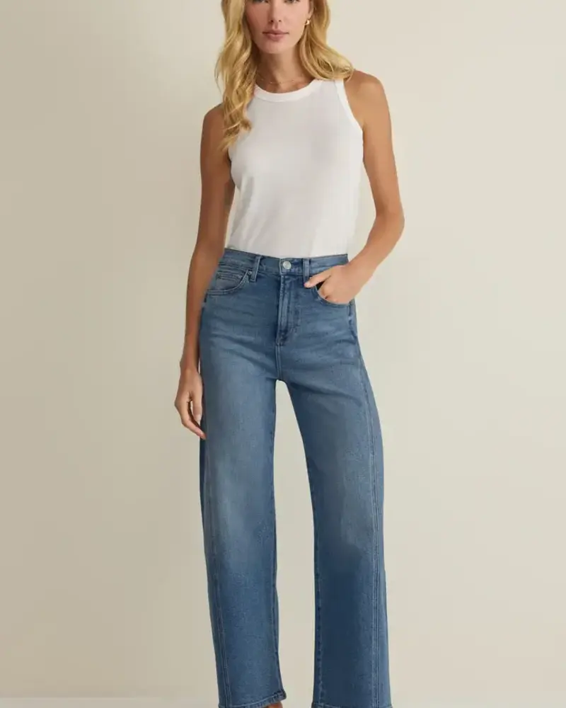 Z Supply Luna High Rise Bowed Denim Jean