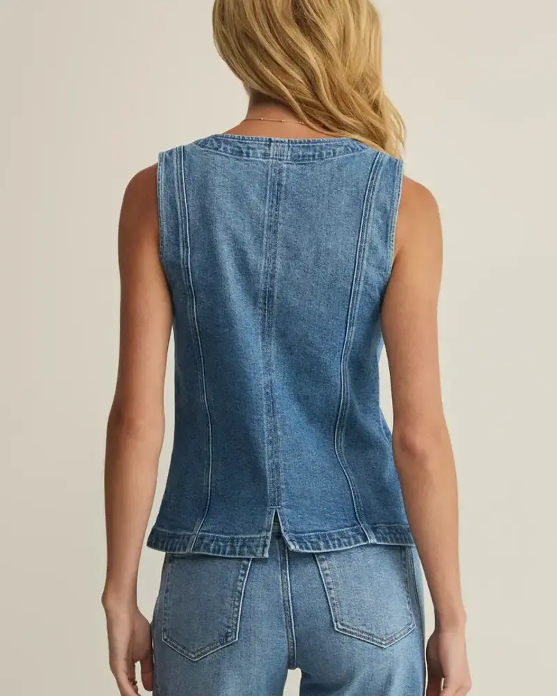 Z Supply Porto Denim Tank Vest