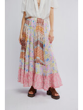 Free People Santa Eulalia Printed Maxi Skirt