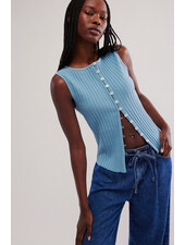 Free People Tilly Vest | Ocean