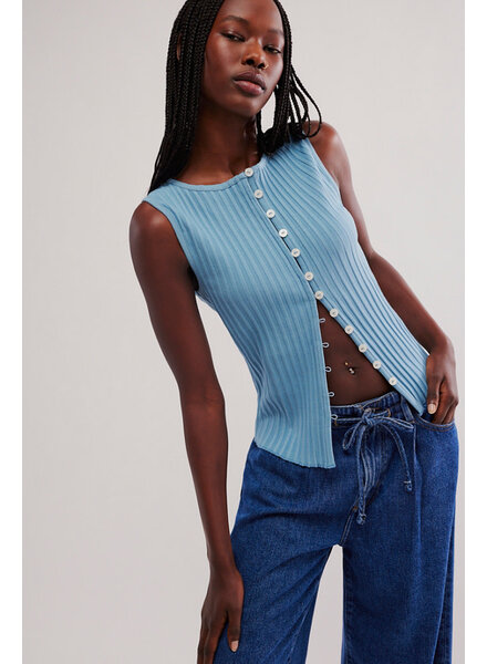 Free People Tilly Vest | Ocean