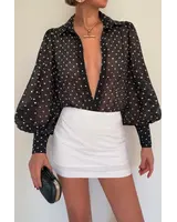 Runway The Label Fleetwood Blouse | Black