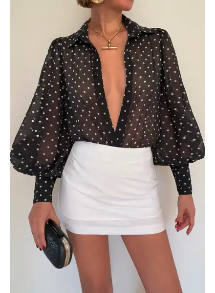 Runway The Label Fleetwood Blouse | Black