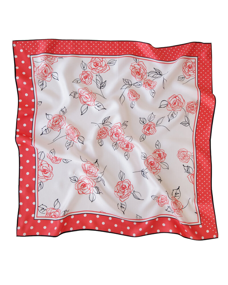 Palm Palm Aggie Silk Scarf