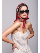 Palm Palm Aubrey Silk Scarf