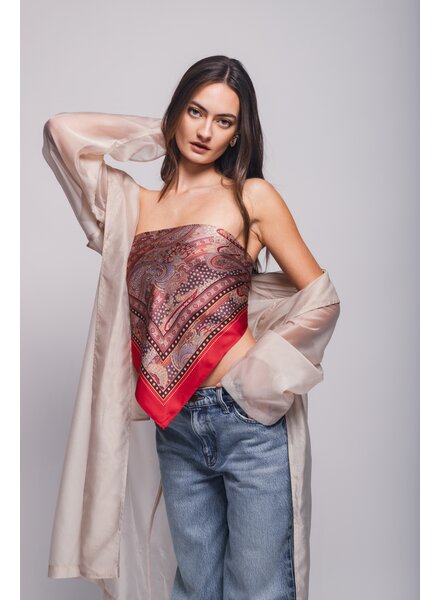 Palm Palm Anna Silk Scarf