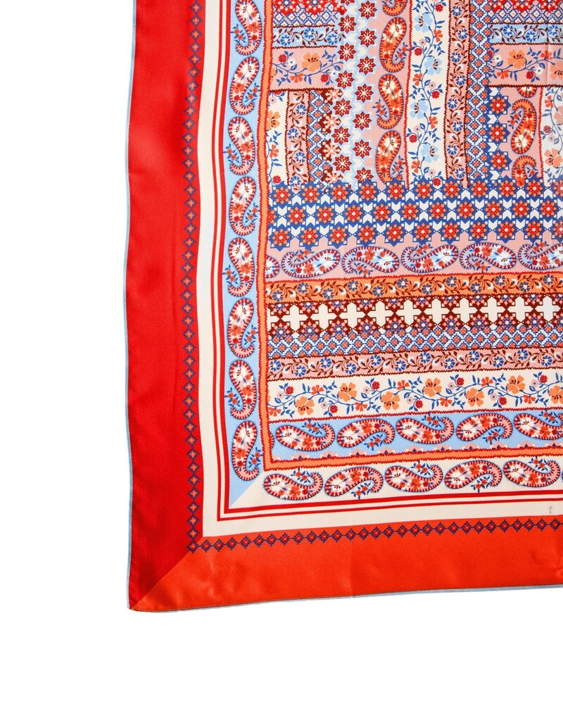 Palm Palm Alice Silk Scarf