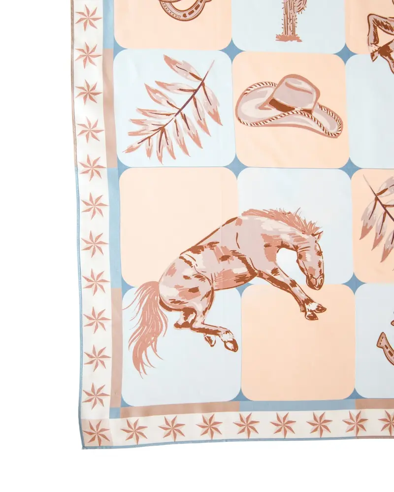 Palm Palm Adrienne Silk Scarf