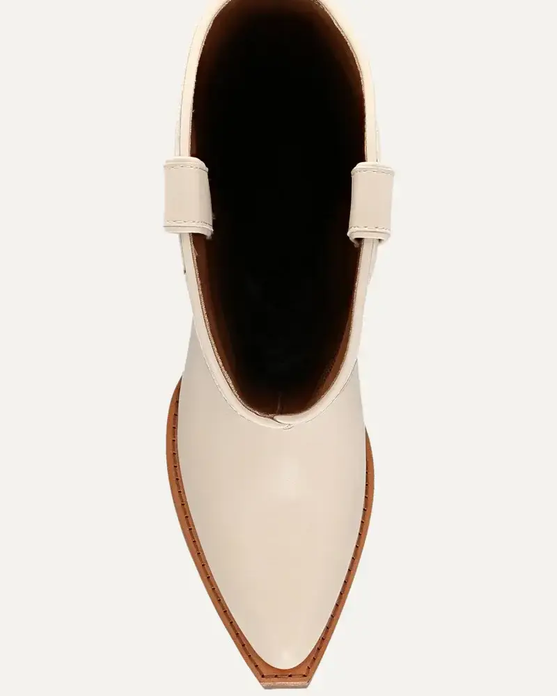 Frye and Co. Irlene Tall Deco Stitch Boots | Off White