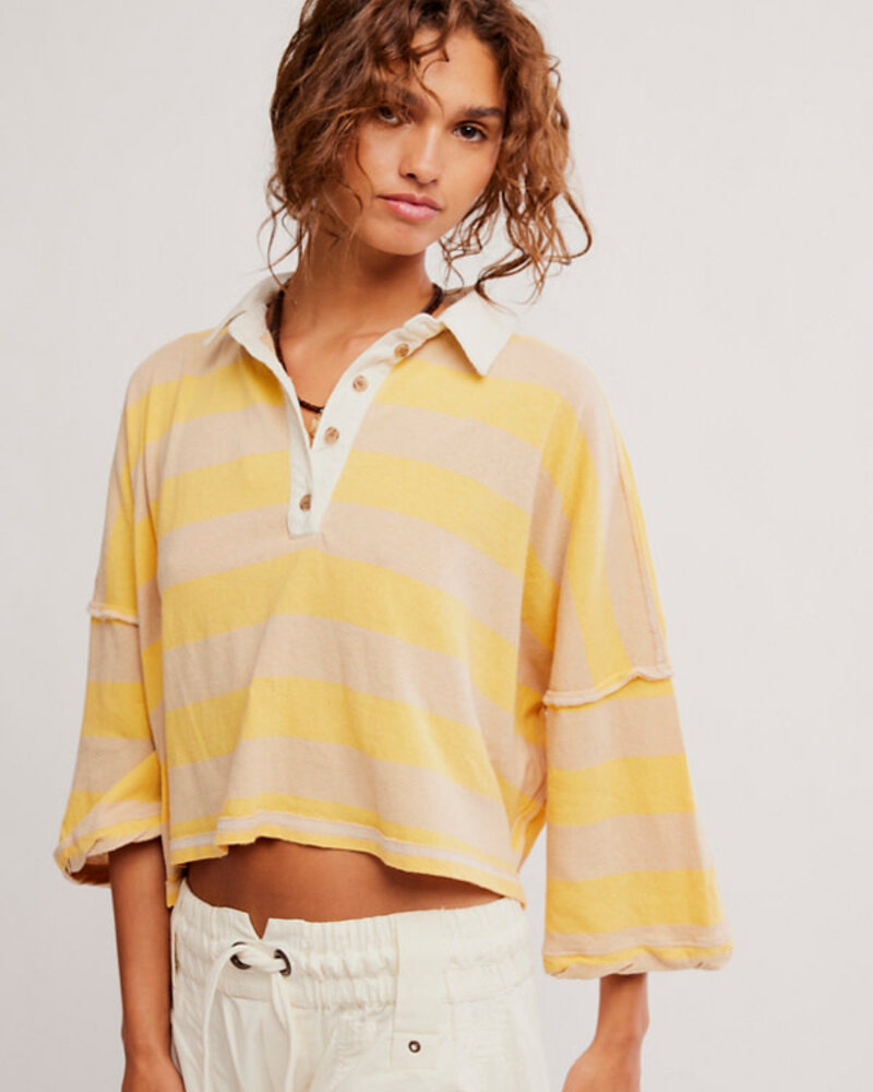 Free People Auggie Tee | Oat Latte